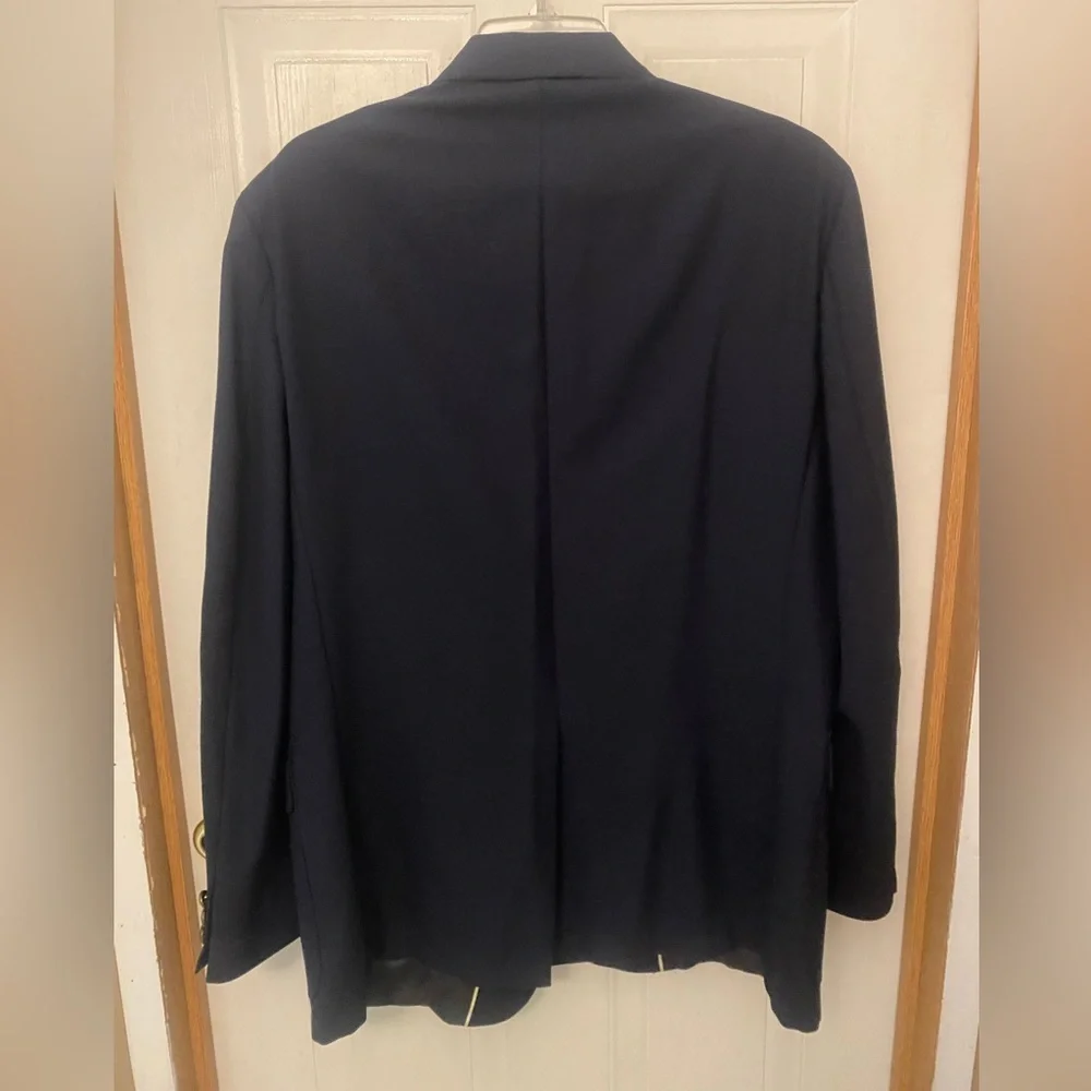 Cartier VTG Men's Navy Two-Button Sport Coat
